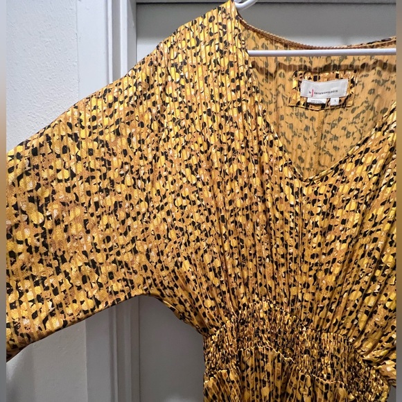 🌼 Anthropologie Marigold Midi Dress Size L like new - Picture 5 of 5